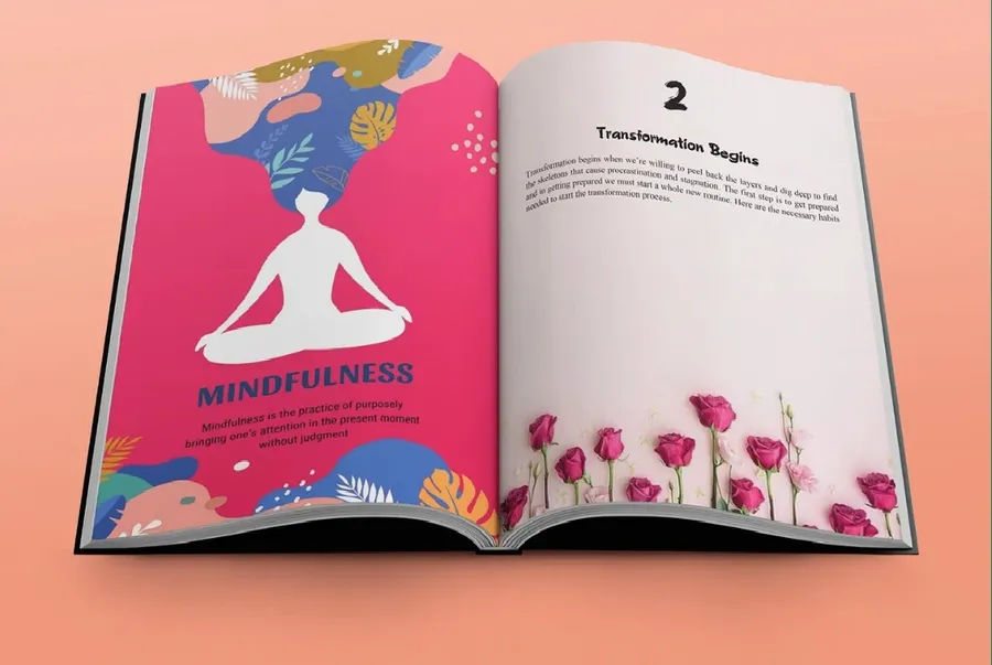 Mindfulness Journal Layout book formatting layout sample