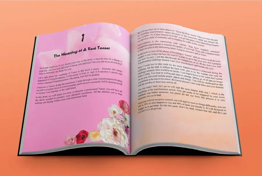 The Meaning of a Real Teaser book formatting layout sample