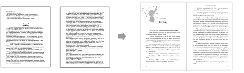 Book Formatting Samples