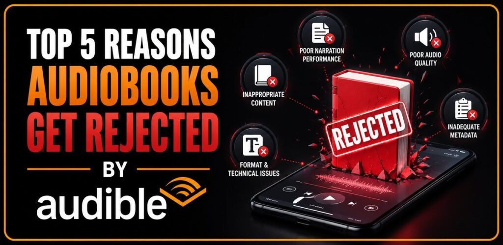 Top 5 Reasons Audiobooks Get Rejected by Audible (and How to Avoid Them)