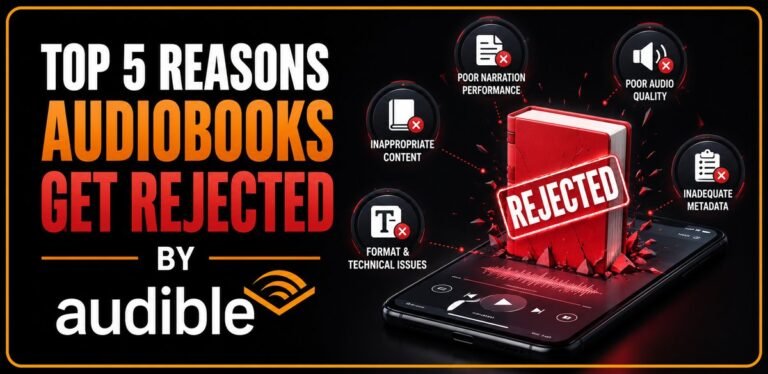 Top 5 Reasons Audiobooks Get Rejected by Audible (and How to Avoid Them)