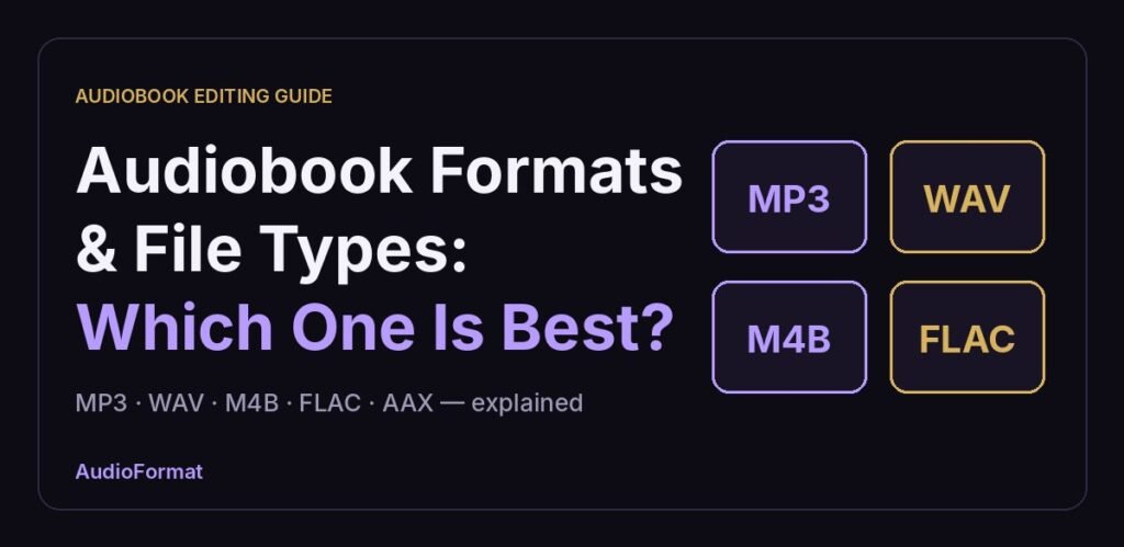 Audiobook Formats and File Types: Which One Is Best?